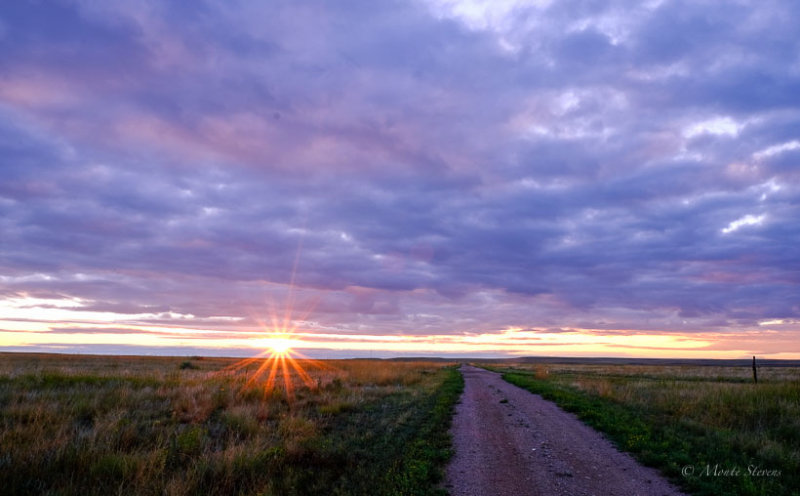 Sunrise at the Prairie House