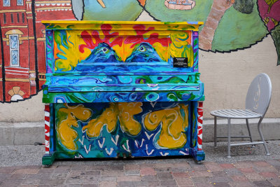 Painted Street Piano 