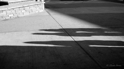 Shadows at Morgan Library