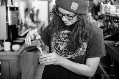 Pouring a Latte