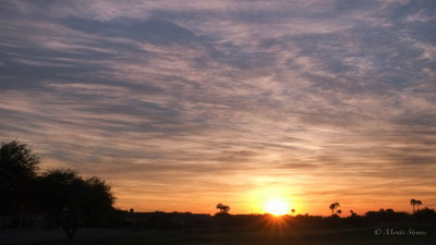 Sunrise on the Golf Course 