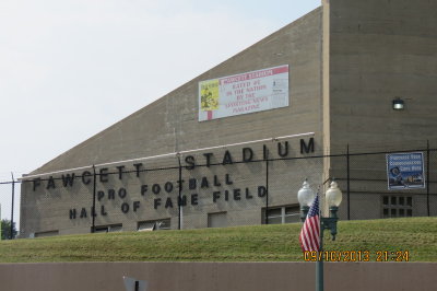 Fawcett Stadium Pro Football Hall of Fame Field 3