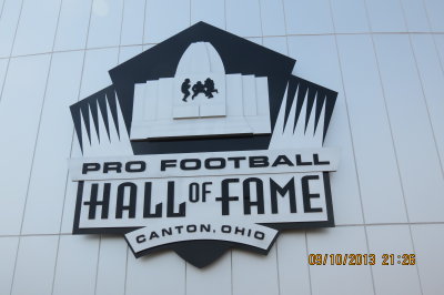 Hall of Fame sign on HOF Building 1