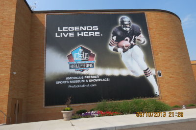 Legends Live Here Mural on HOF Building