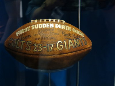 Football From First Sudden Death Game