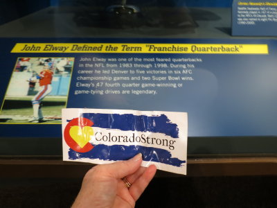 John Elway Sign  @Colorado Strong  2