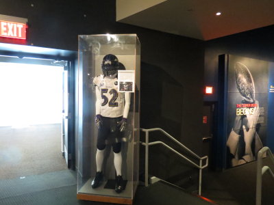 Ray Lewis - Final Uniform Display