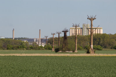 Demolition of the ropeway, May 2014