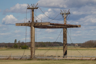 Demolition of the ropeway, May 2015