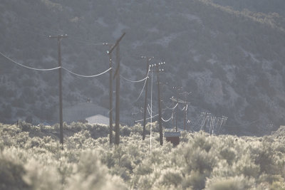 Old telephone lines