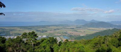 view towards Cairns from Kuranda