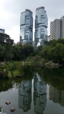 Lippo Towers from Hong Kong Park