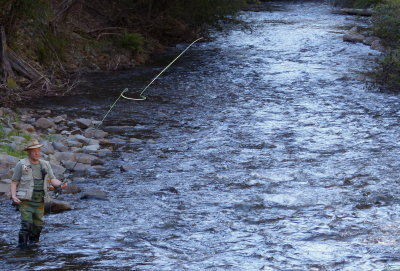 MM fishing Wheelers Creek.