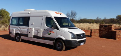 Britz Camper.  Our home for nine days for trip from Alice Springs to Darwin via Kakadu