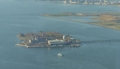 Ellis Island from One World Obseratory, World Trade Centre
