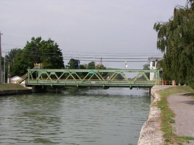 The Erie Canal lift bridge