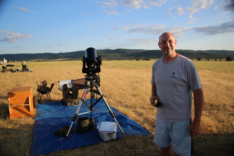 Steve Skoog and his setup