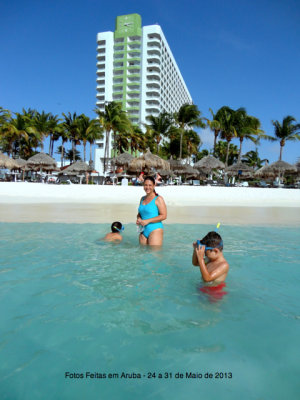 Foto Feita em Aruba ( Praia do Hotel )