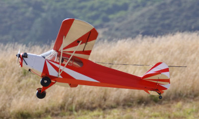 Graeme Roses Cub tows up Colin Taylors Cularis glider, 0T8A7351.jpg