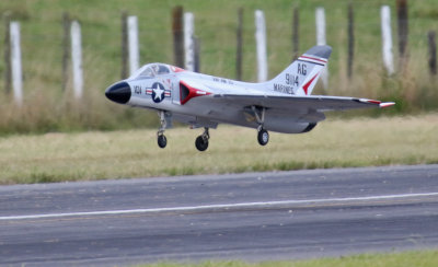 Allen Lawrence's Marine Corps  Douglas F4D-1 about to land, 0T8A7825.jpg