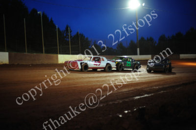 George Purgason #47 Down the Front Stretch