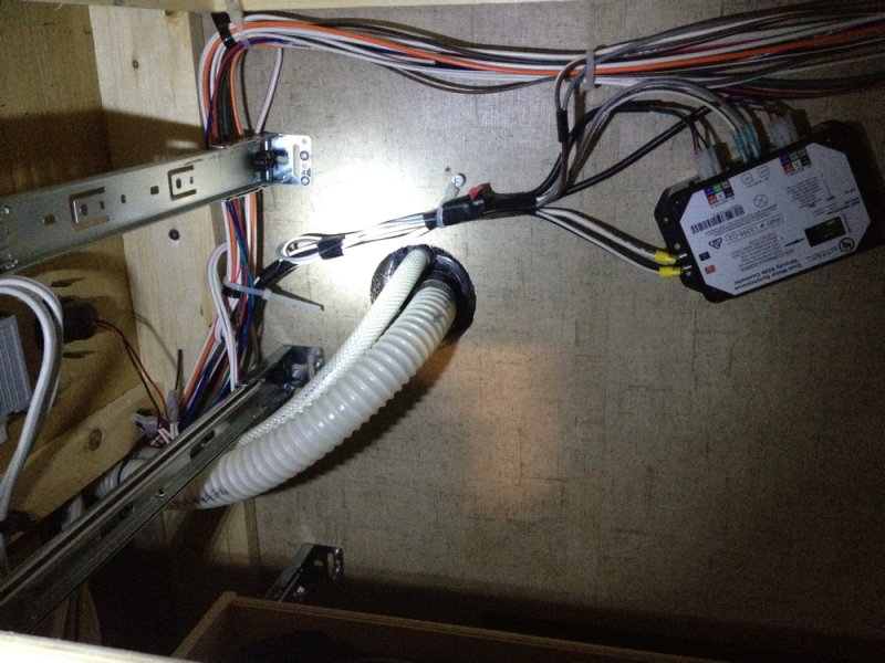 Slide controller & wiring after re-work