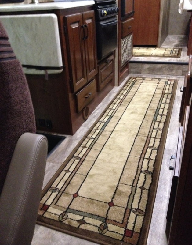 New runner carpets - they needed anti-skid mats