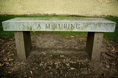 Alan M. Turing Bench On The Campus of Carnegie Mellon University In Pittsburgh, PA