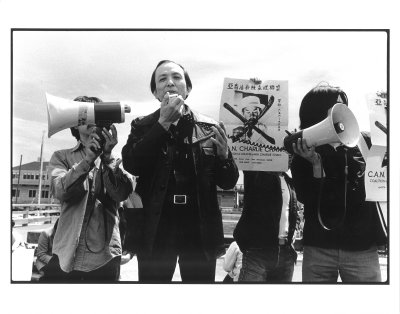 Actor James Hong @ C.A.N. Charlie Chan Protest (1980)