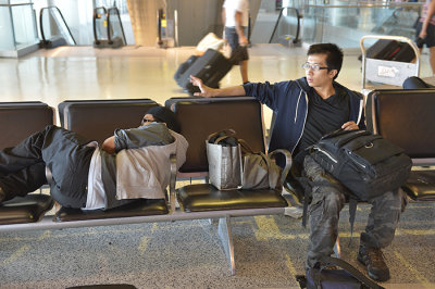 waiting at Miami airport