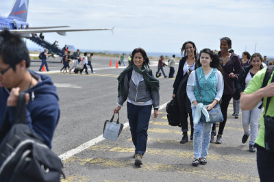 arrived Patra airport.Galapagos