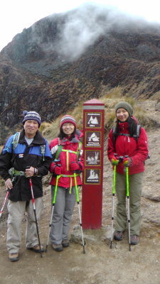 Inca trail dead woman el. 4200m