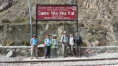Day1 start Inca trail