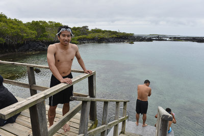 Cocha de Perla.Isabela island