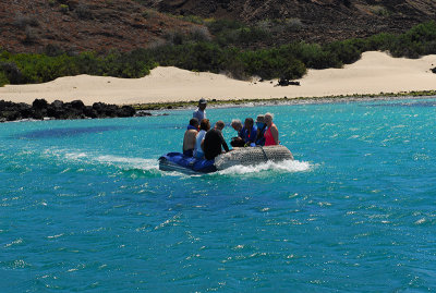 Go snockel in isla Bartolome