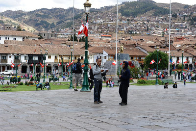 At Plaza de Armas.Cuzco