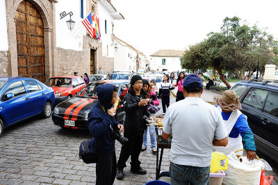 Street food at Cuzco