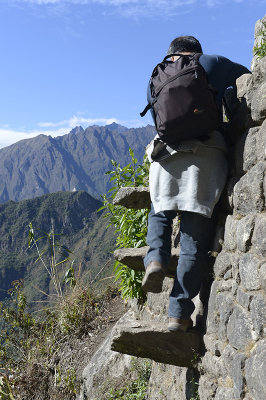Most scary steps to the top