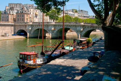 Seine river boats