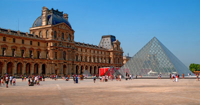 The Louvre and Pyramids