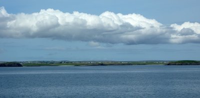 Stornoway from the ferry, Isle of Lewis, Scotland