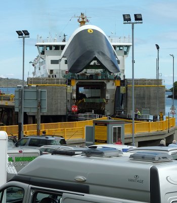 Ferry from Tarbert, Isle of Harris, Scotland