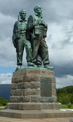 Commando Memorial, Locharber, Highlands, Scotland