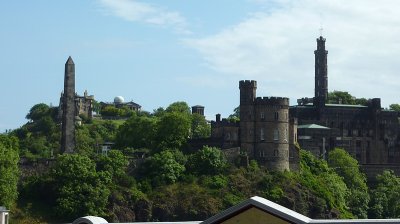Calton Hill from North Bridge, Edinburgh, Scotland