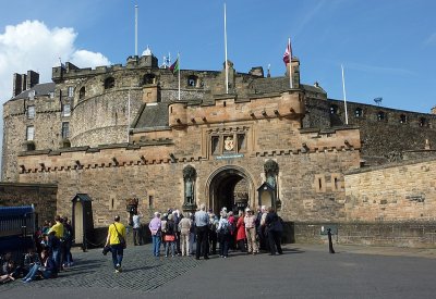 Main gate, Edinburgh Castle, Edinburgh, Scotland