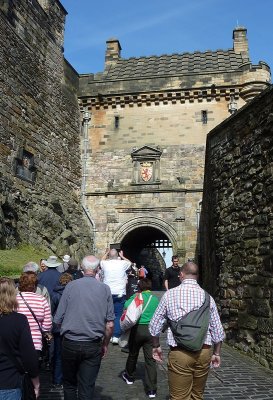 Portcullis Gate, Edinburgh Castle, Edinburgh, Scotland