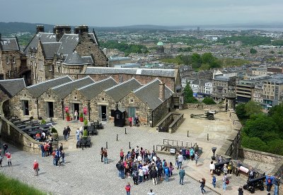 View to NE, Edinburgh Castle, Edinburgh, Scotland