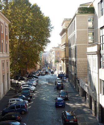Side street in central Rome