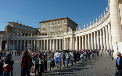 Bernini's Colonnade around St. Peter's Square, Rome