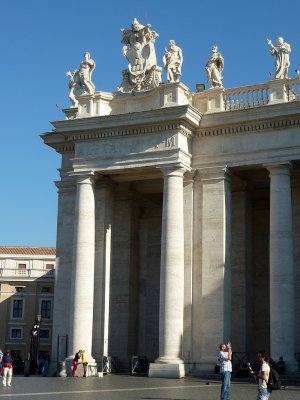 Bernini's Colonnade around St. Peter's Square, Rome